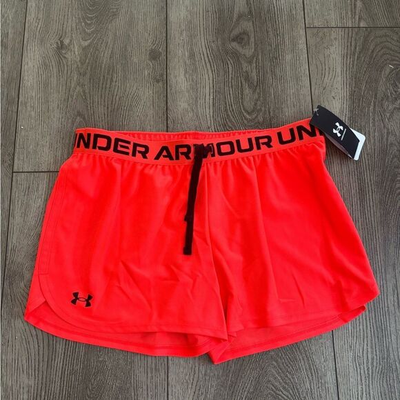 Under Armour Red Athletic Shorts Lightweight Performance - Picture 1 of 5